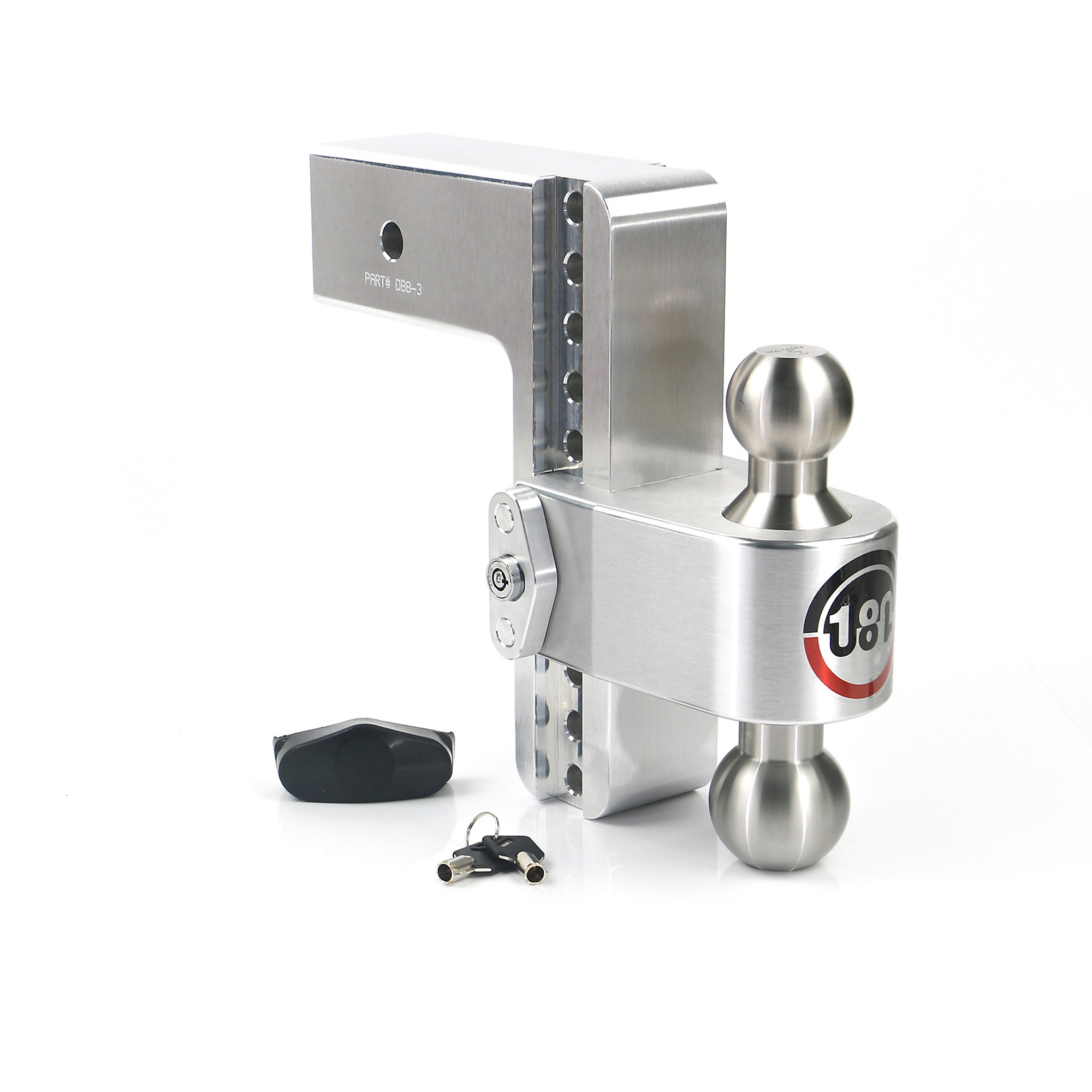 Weigh-Safe Drop Hitch - 8in. Drop, 3in. Shank, 21,000-Lb. Capacity, 2-5/16in. Ball, Class V, Model# LTB8-3